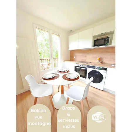 Apartamento L'Ecrin Paisible - Balcon Sur Ruisseau, Vue Montagne & Parking Bielle Exterior foto